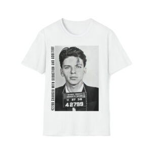 Frank Sinatra Mugshot Unisex Softstyle T-Shirt