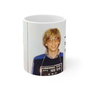 Bill Gates Mugshot Ceramic Mug 11oz