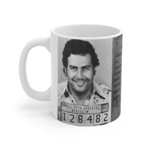 Pablo Escobar Mugshot Ceramic Mug 11oz